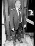 Click to view big image Doorman George Stott took good care of the pickets
